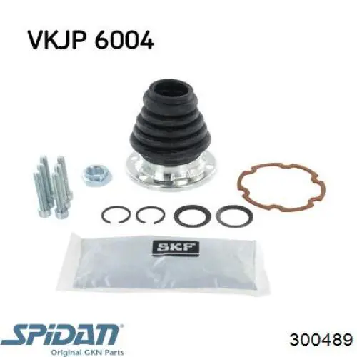 Пыльник шарнира угловых скоростей внутренний передний правый GKN-Spidan 300489 цена, от 9.92 USD