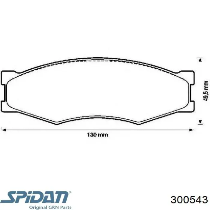 Пыльник ШРУСа внутренний, передней полуоси GKN-Spidan 026059