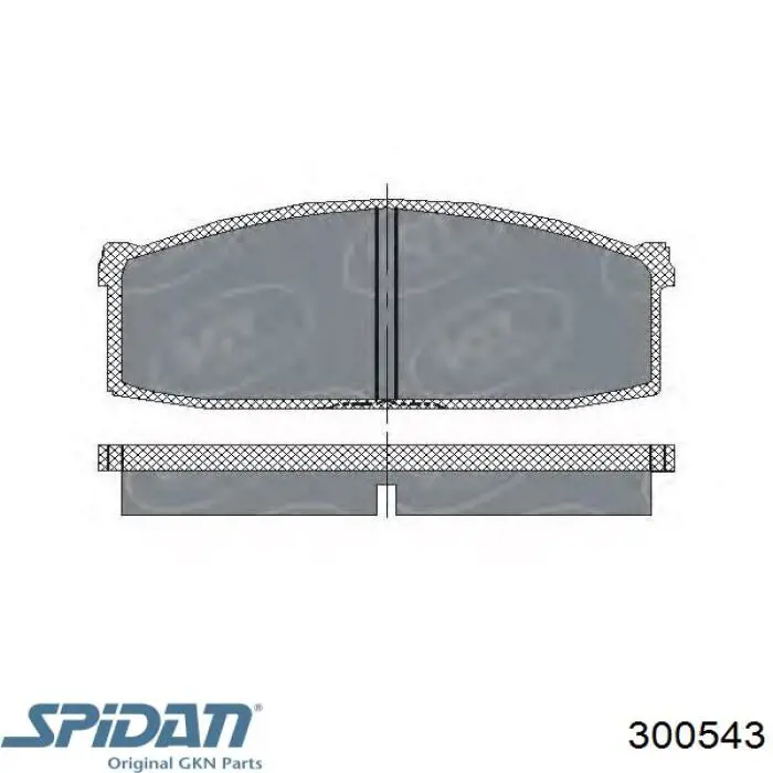 Купить 300543 GKN-Spidan Пыльник гранаты внутренний, передней полуоси