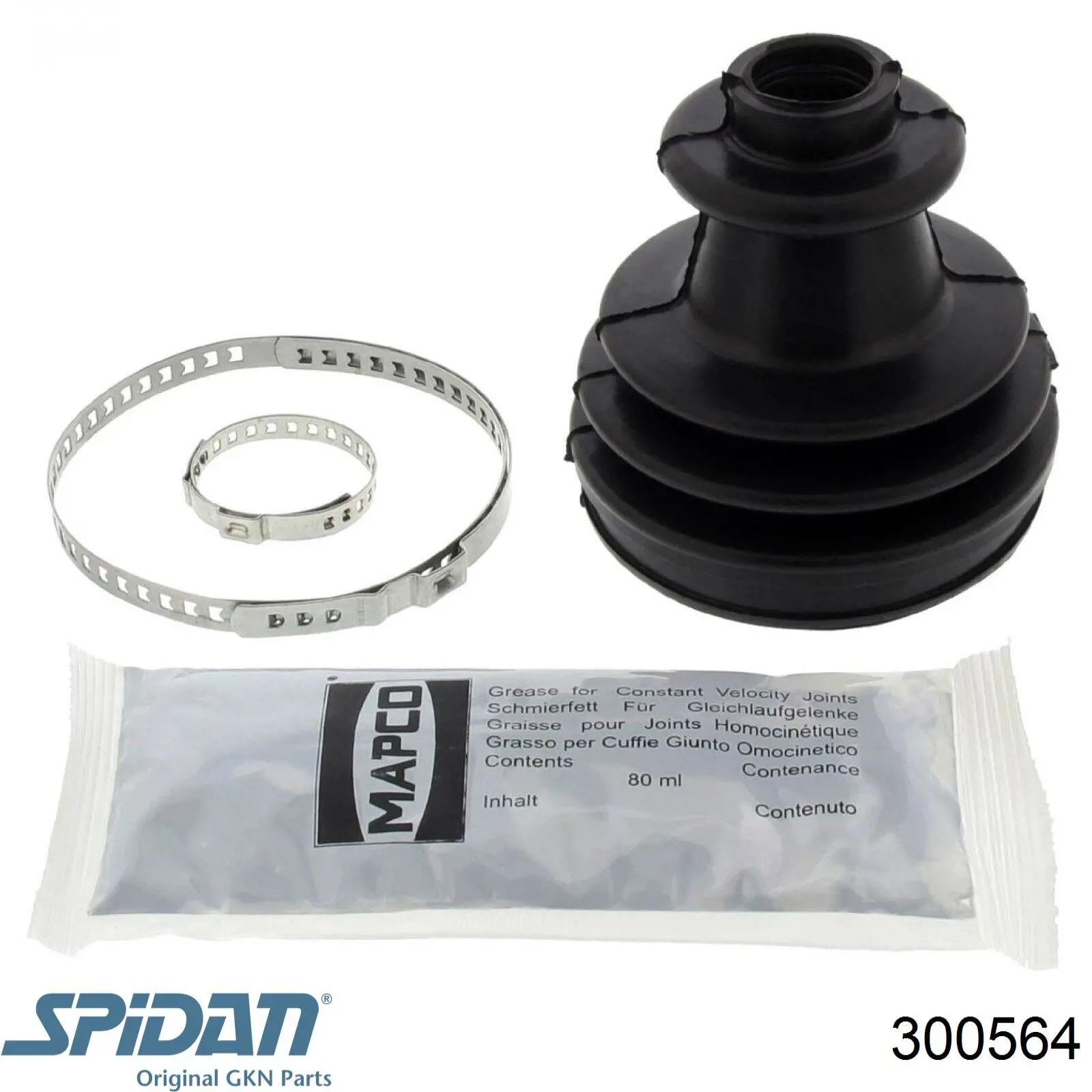 Пыльник ШРУСа передней полуоси наружный GKN-Spidan 300564