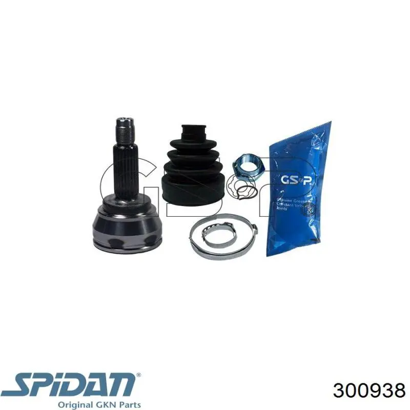 ШРУС наружный передний 300938 GKN-Spidan