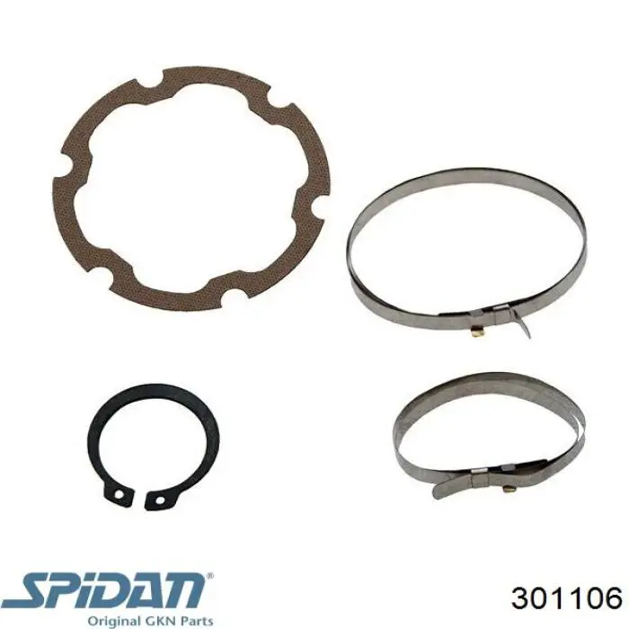301106 GKN-Spidan ШРУС внутренний, передний