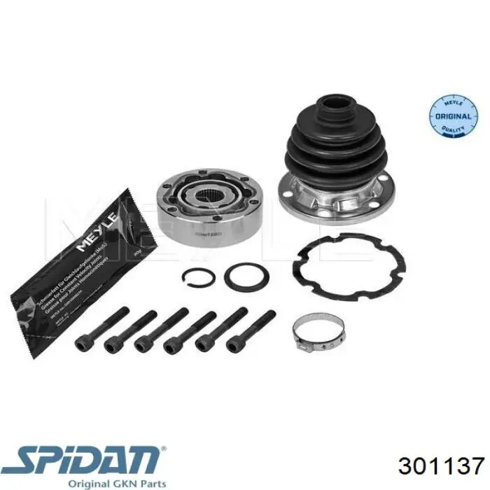 Шарнир угловых скоростей внутренний передний GKN-Spidan 301137 цена, от 28.53 USD