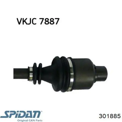 Полуось передняя 301885 GKN-Spidan