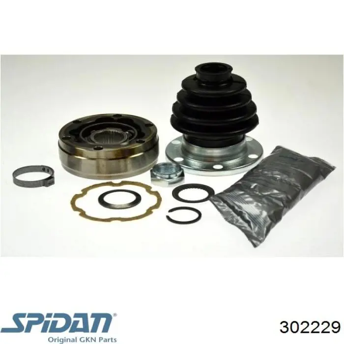 ШРУС внутренний передний 302229 GKN-Spidan