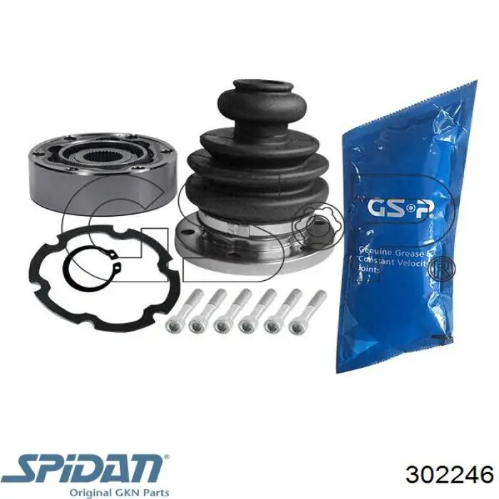 302246 GKN-Spidan ШРУС внутренний, передний