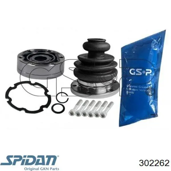Купить 302262 GKN-Spidan Шарнир угловых скоростей передний правый