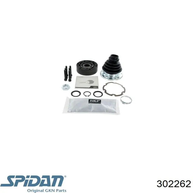 ШРУС внутренний правый 302262 GKN-Spidan