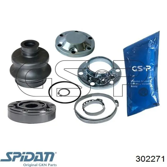 ШРУС внутренний задний 302271 GKN-Spidan