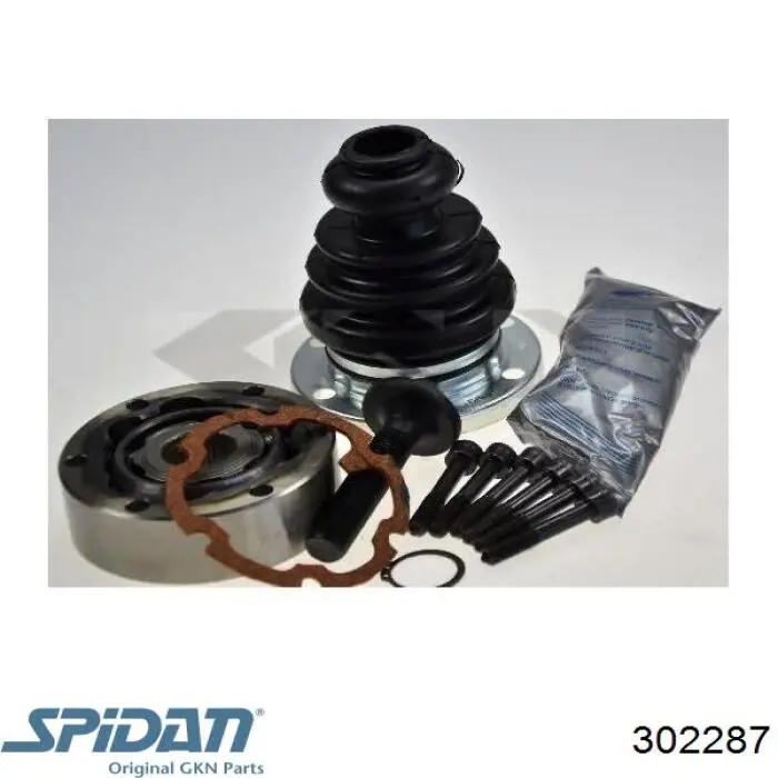Шарнир угловых скоростей внутренний передний GKN-Spidan 302287 цена, от 31.64 USD