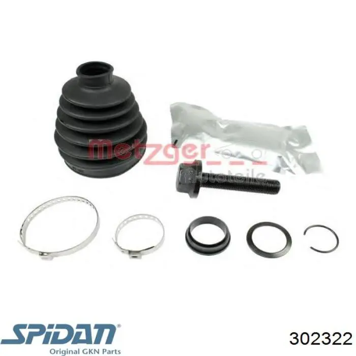Пыльник ШРУСа наружный 302322 GKN-Spidan