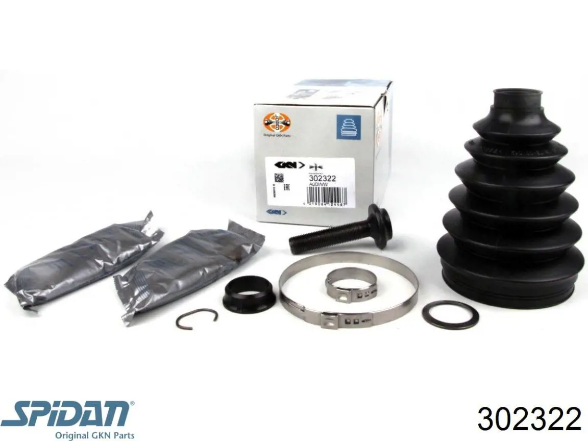 Чехол шруса GKN-Spidan 302322 цена, от 10.92 USD