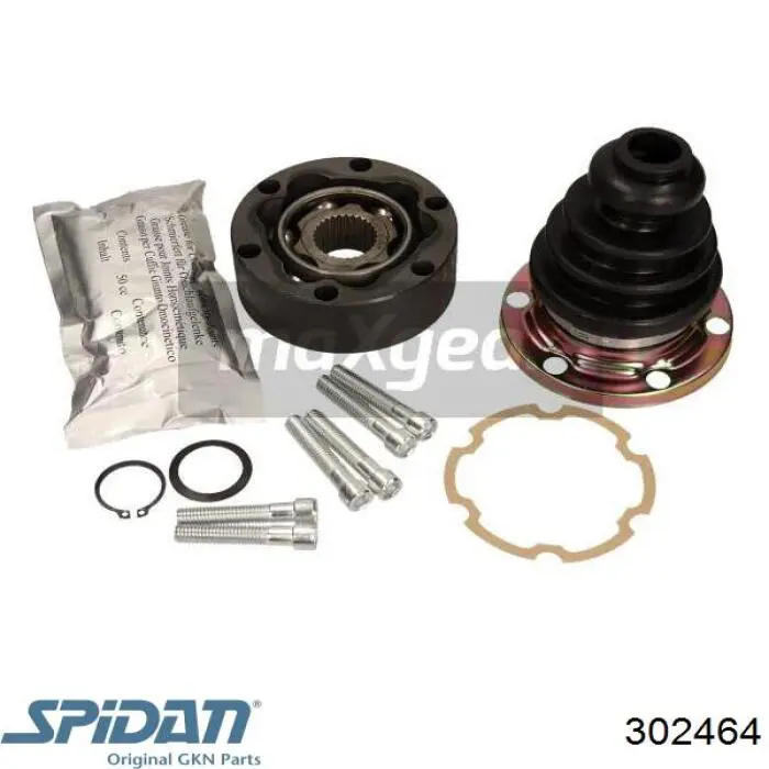 Шарнир угловых скоростей внутренний передний GKN-Spidan 302464 цена, от 30.46 USD