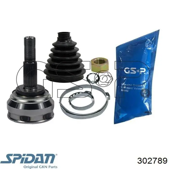 ШРУС наружный передний 302789 GKN-Spidan