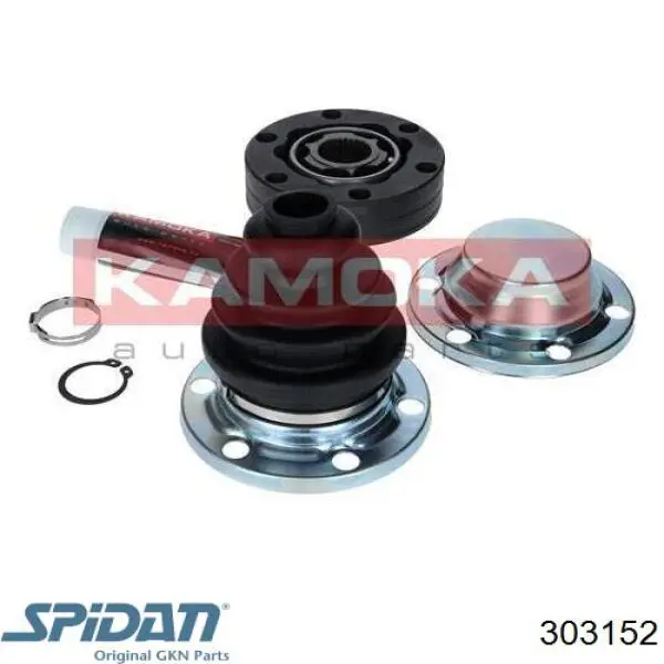 Полуось передняя 303152 GKN-Spidan