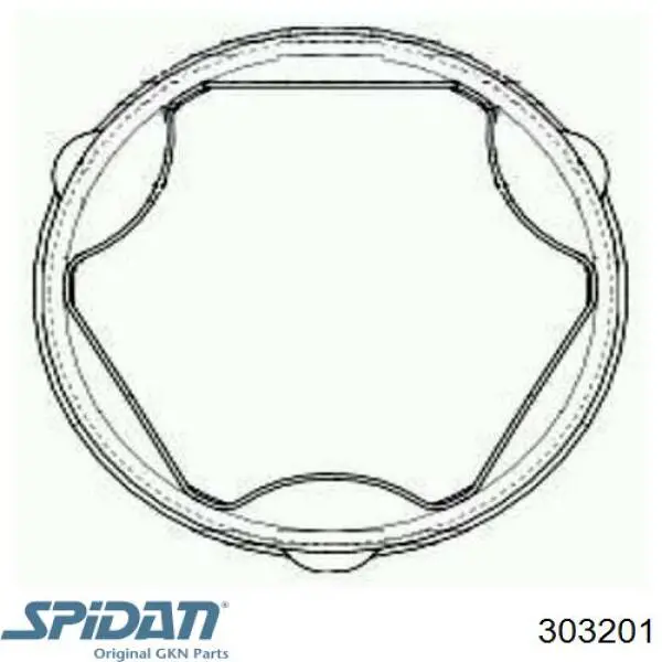 Пыльник ШРУСа внутренний 303201 GKN-Spidan