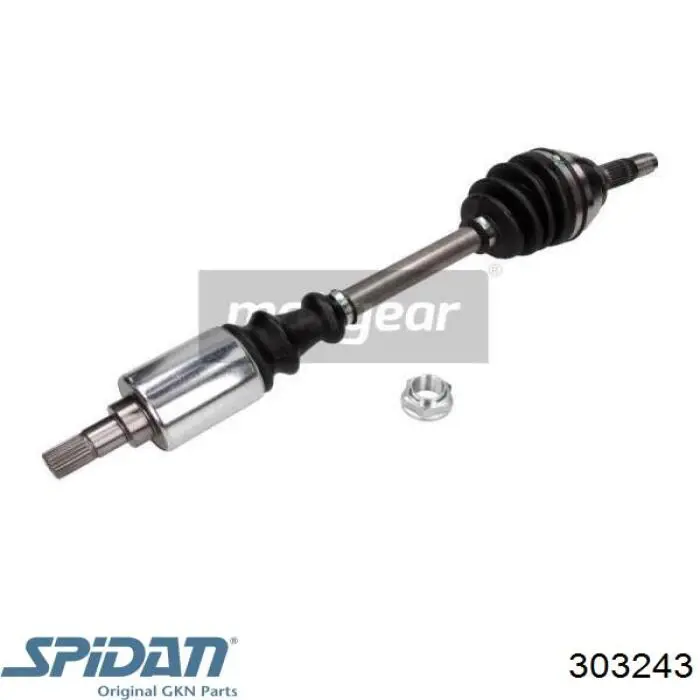 Привод передний левый GKN-Spidan 303243 цена, от 63.00 USD