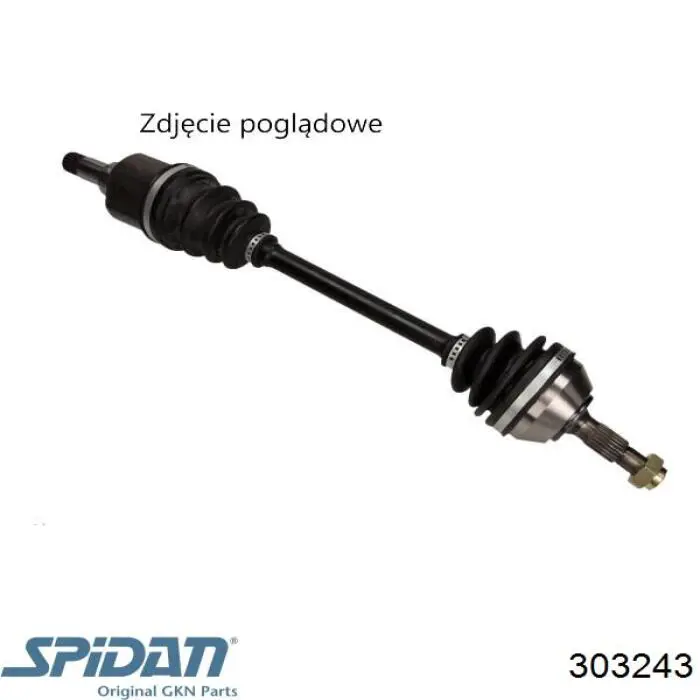 Купить 303243 GKN-Spidan Привод в сборе левый