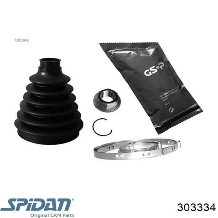 Пыльник ШРУСа наружный 303334 GKN-Spidan