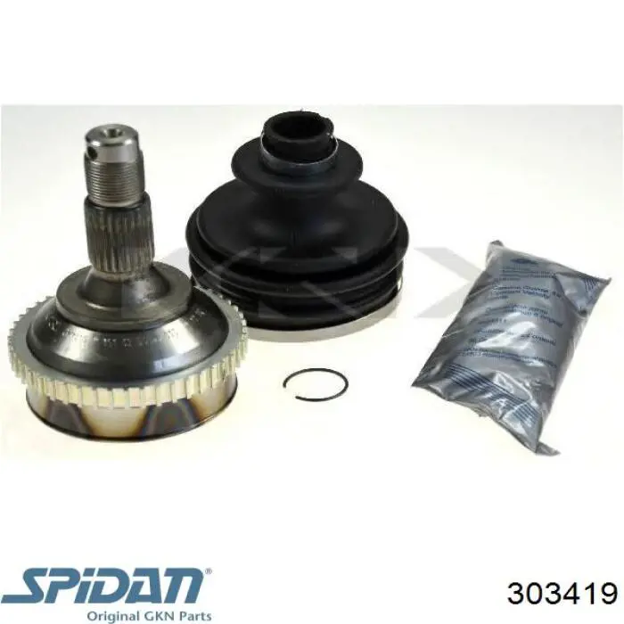 ШРУС наружный передний 303419 GKN-Spidan