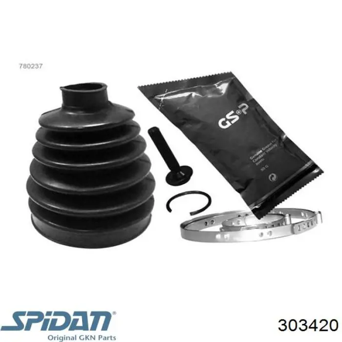 Пыльник ШРУСа наружный 303420 GKN-Spidan