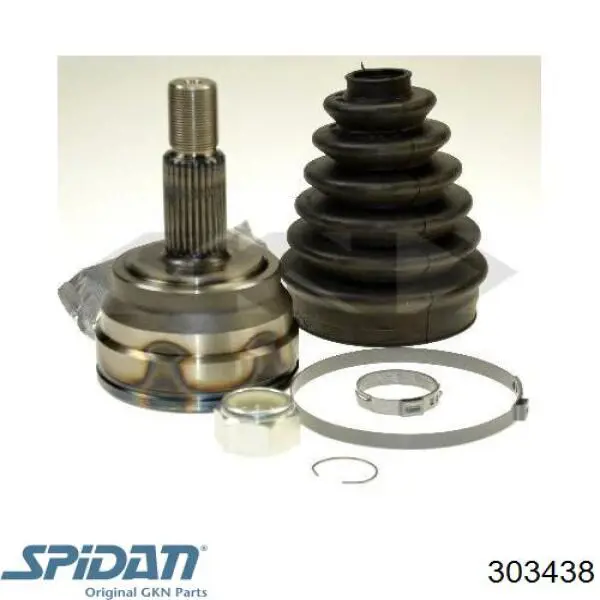 ШРУС наружный передний 303438 GKN-Spidan