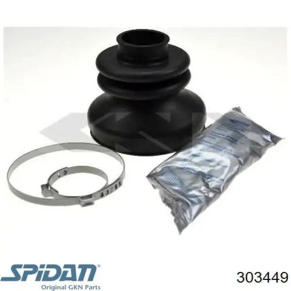 Пыльник ШРУСа передней полуоси наружный GKN-Spidan 303449