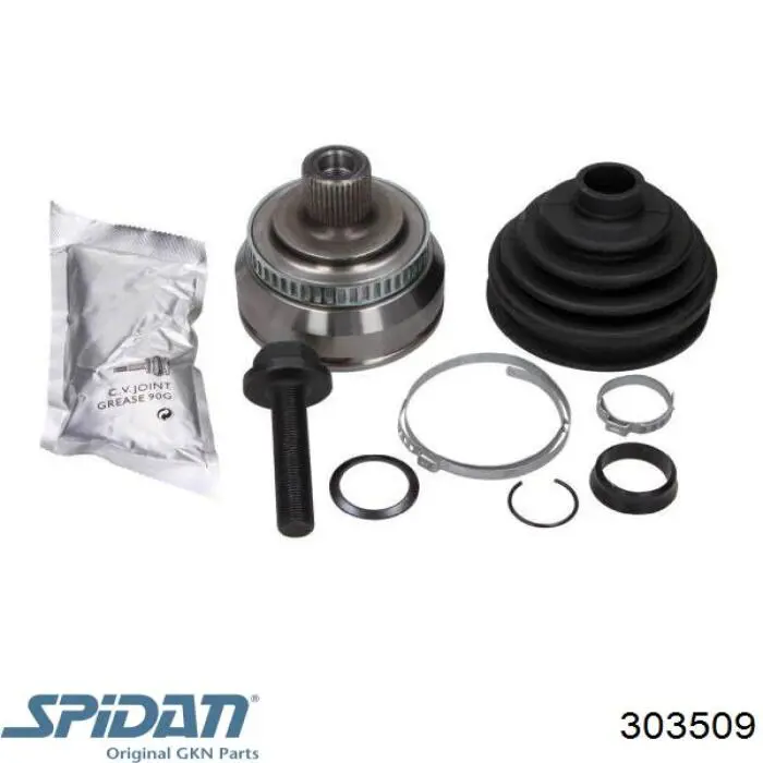 ШРУС наружный передний 303509 GKN-Spidan