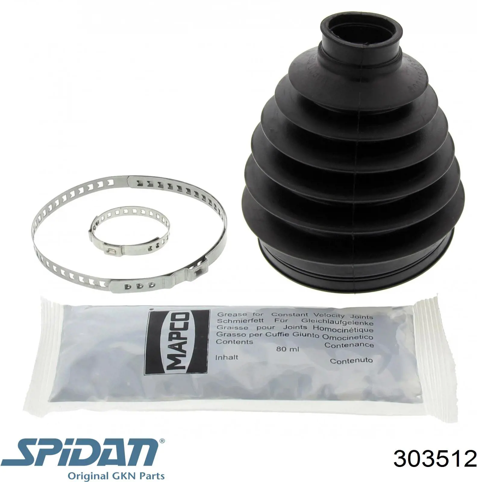 Пыльник ШРУСа наружный 303512 GKN-Spidan