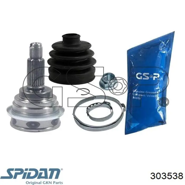 ШРУС наружный передний 303538 GKN-Spidan
