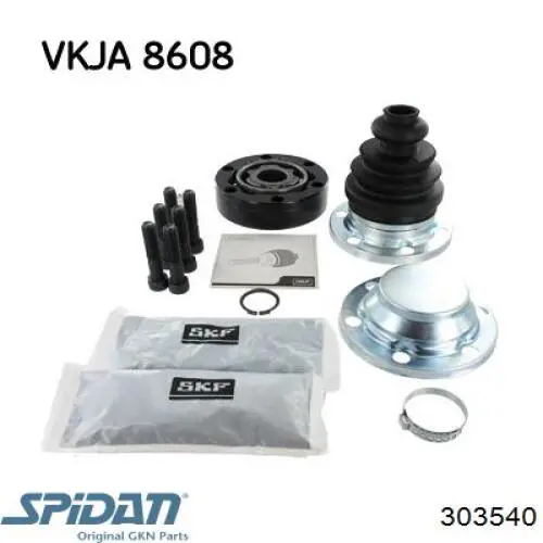 303540 GKN-Spidan ШРУС внутренний, передний