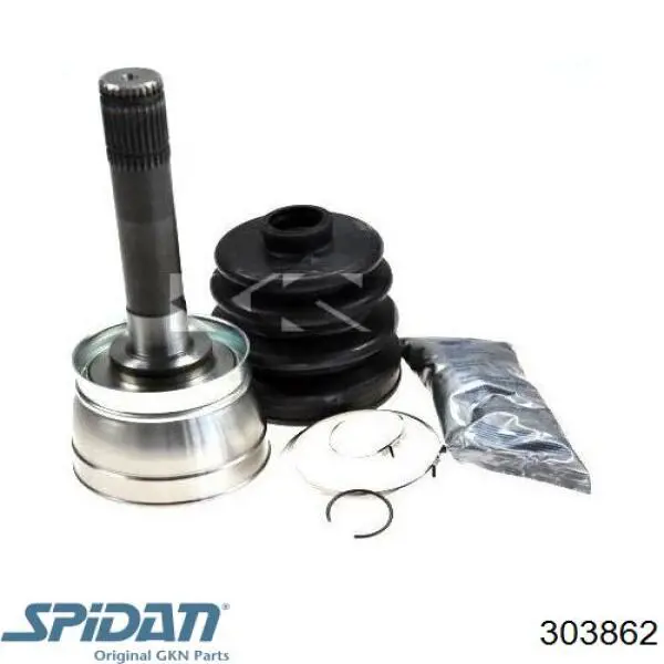 ШРУС наружный передний 303862 GKN-Spidan