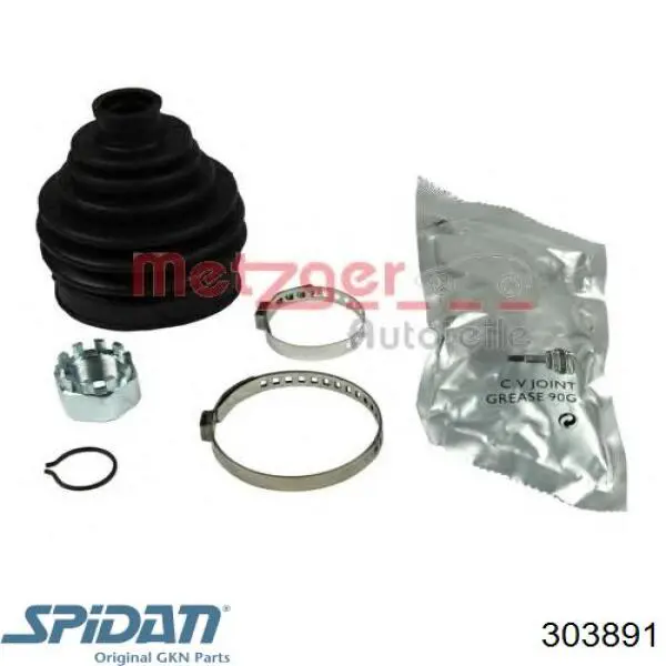 Пыльник ШРУСа передней полуоси наружный GKN-Spidan 303891