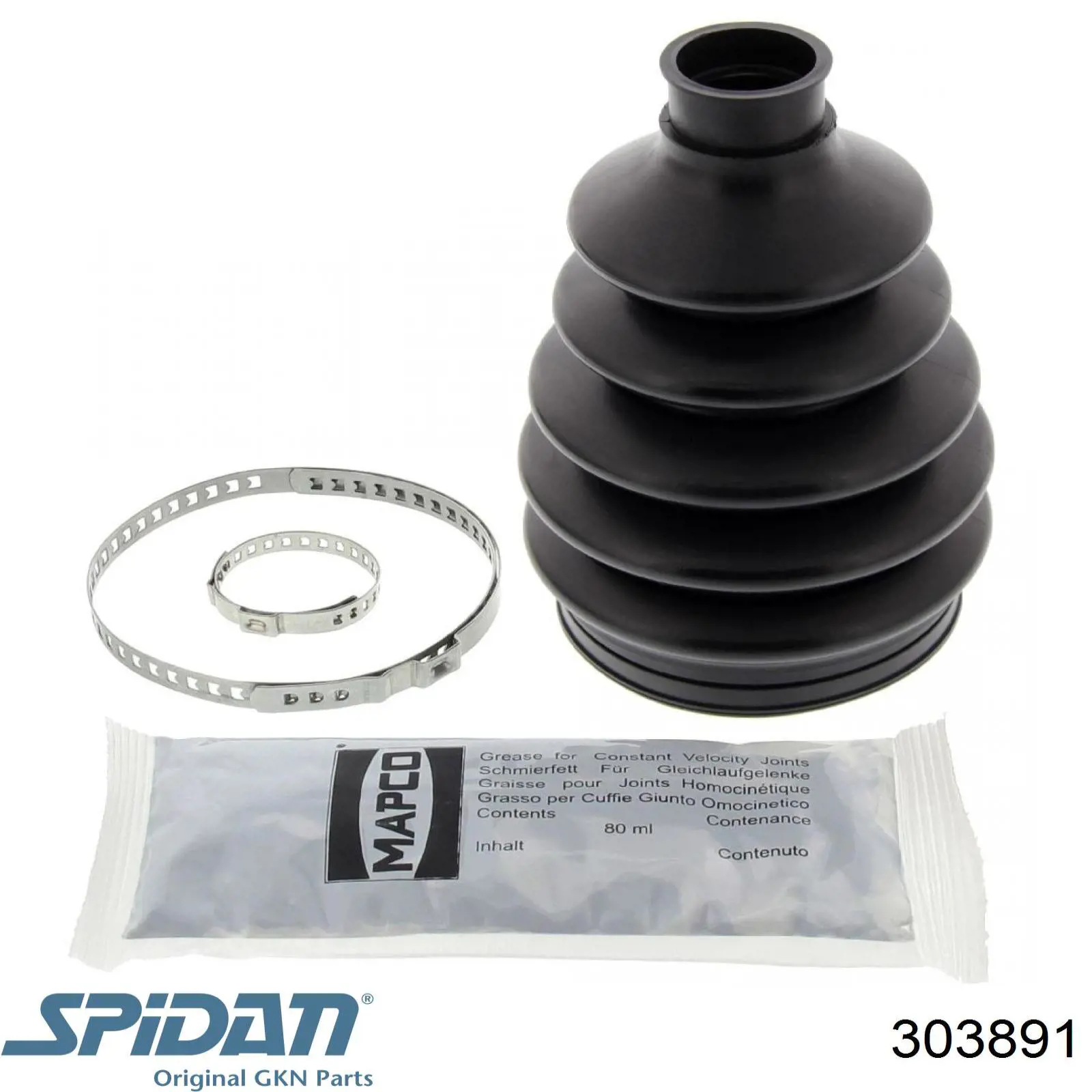 303891 GKN-Spidan Пыльник шарнира привода