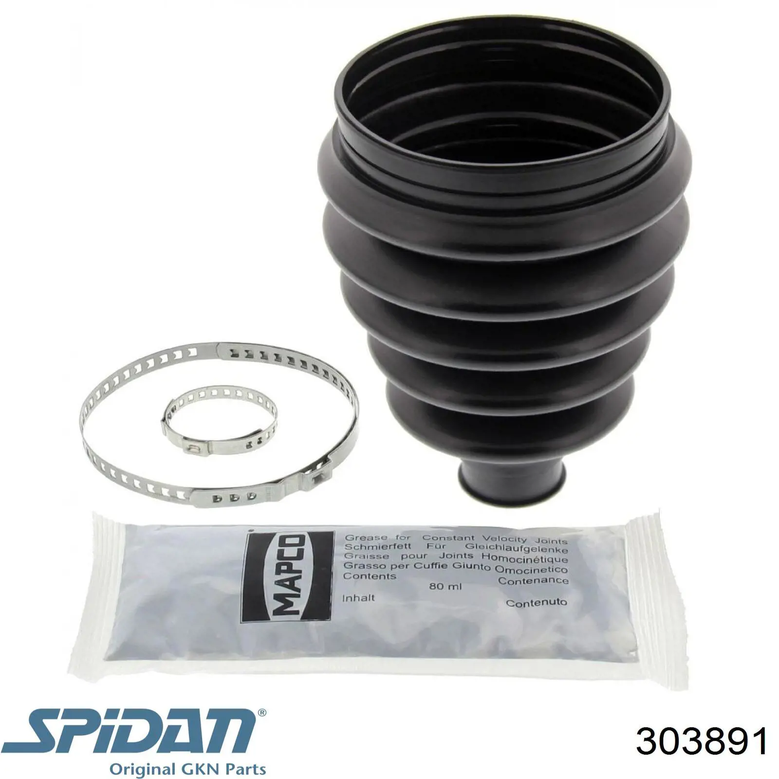Чехол шруса GKN-Spidan 303891 цена, от 12.85 USD