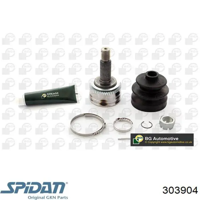 ШРУС наружный передний 303904 GKN-Spidan