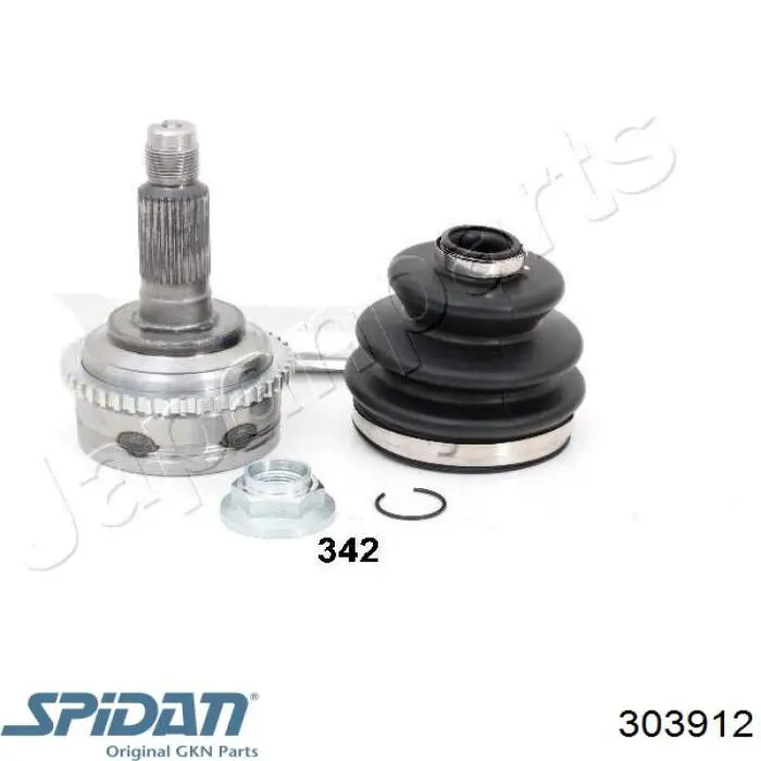 ШРУС наружный передний 303912 GKN-Spidan