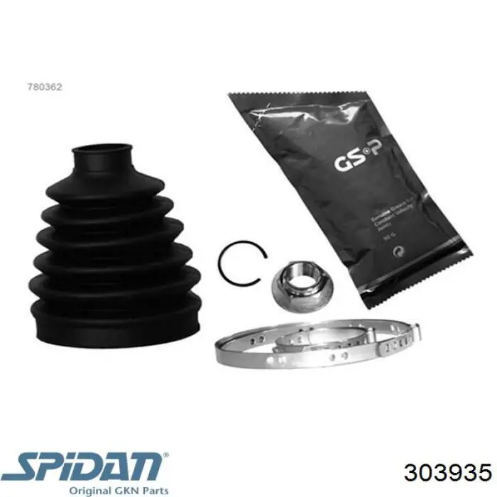 Купить 303935 GKN-Spidan Пыльник гранаты наружный, передний