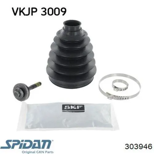 Купить 303946 GKN-Spidan Пыльник гранаты внутренний, передней полуоси