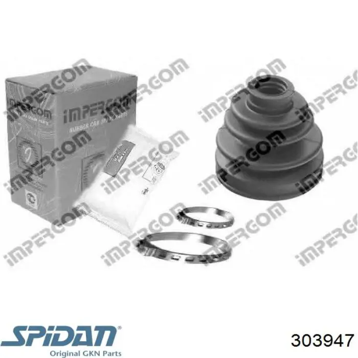 Купить 303947 GKN-Spidan Пыльник гранаты внутренний, передней полуоси