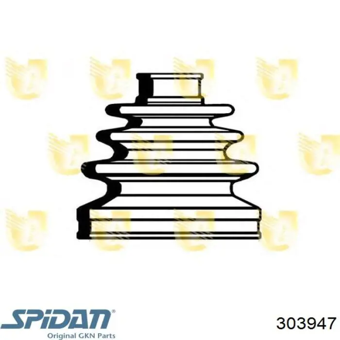 Пыльник ШРУСа внутренний, передней полуоси GKN-Spidan 303947