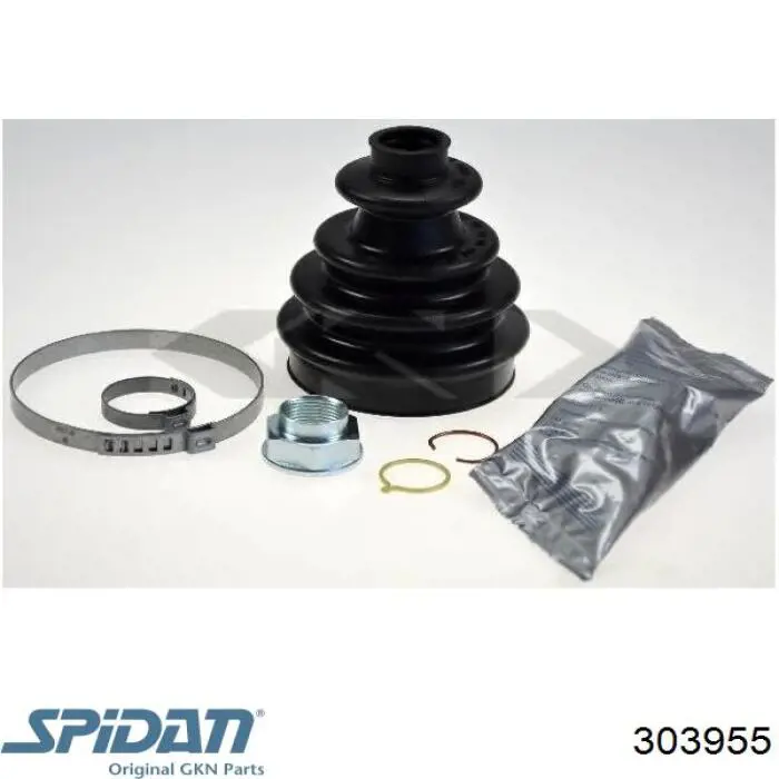 Пыльник шарнира угловых скоростей внутренний передний GKN-Spidan 0022295 цена, от 12.40 USD