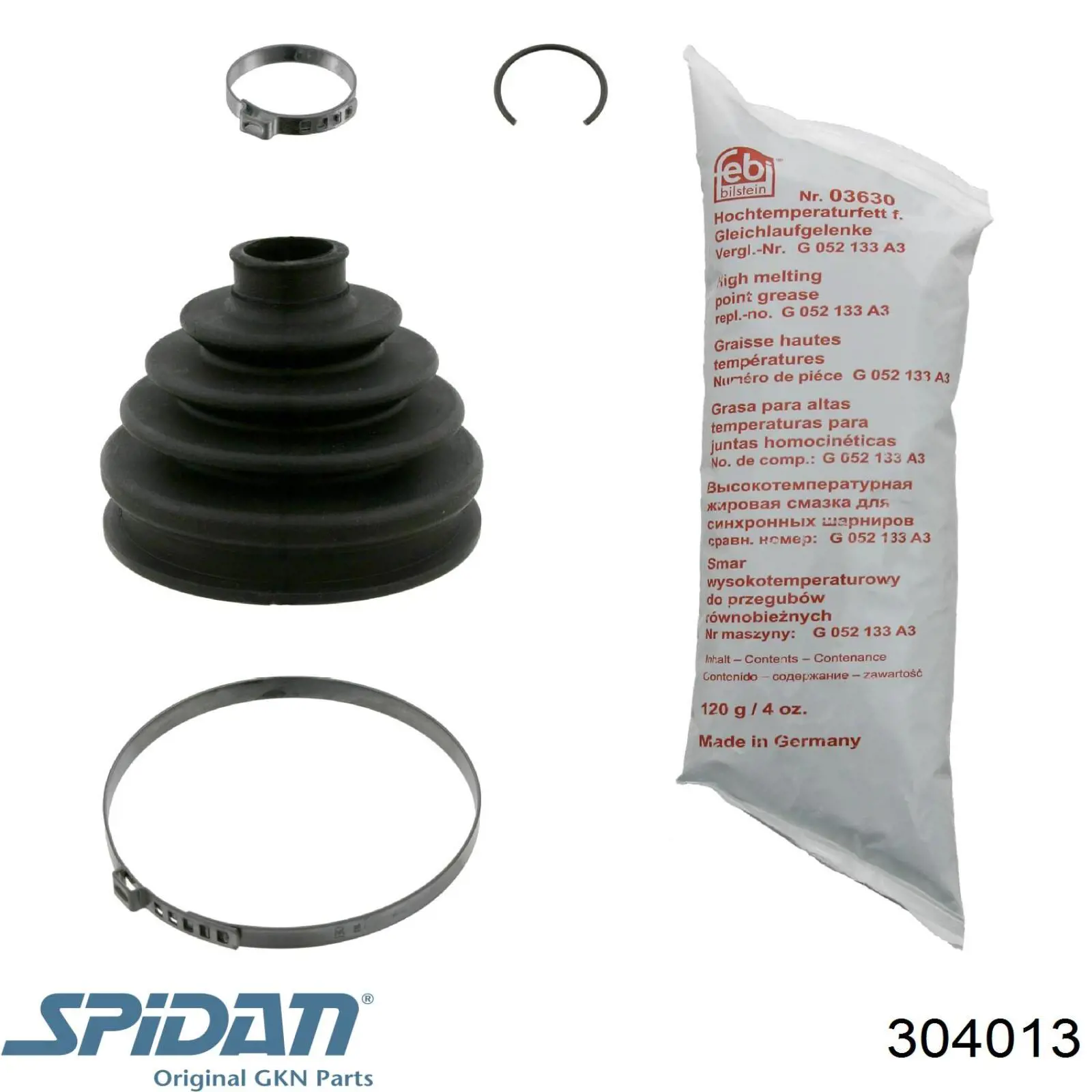 Купить 304013 GKN-Spidan Пыльник гранаты наружный, передний