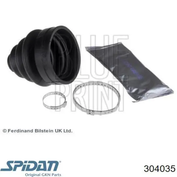 304035 GKN-Spidan Пыльник шарнира привода