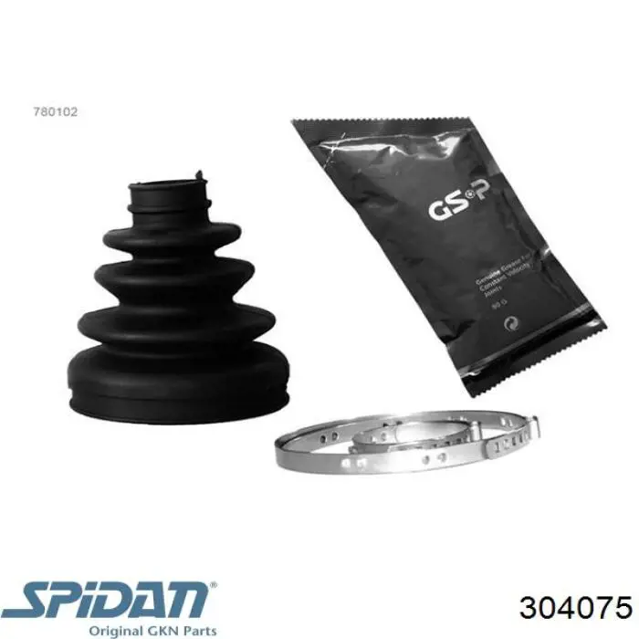 Пыльник ШРУСа наружный 304075 GKN-Spidan