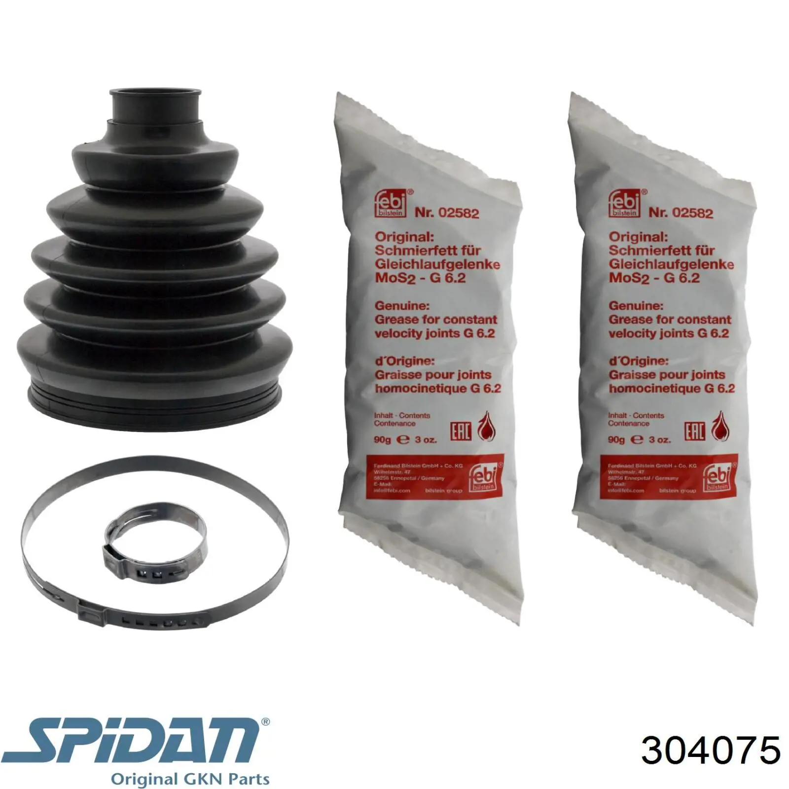 Купить 304075 GKN-Spidan Пыльник гранаты наружный, передний