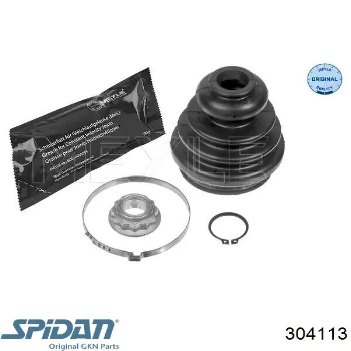 Купить 304113 GKN-Spidan Пыльник гранаты внутренний, передней полуоси