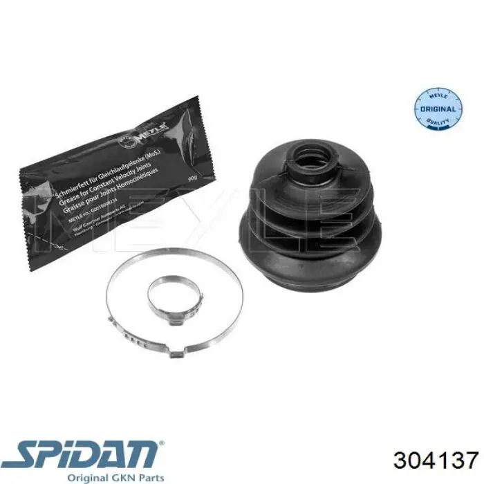 Пыльник шарнира угловых скоростей внутренний передний GKN-Spidan 304137 цена, от 8.26 USD