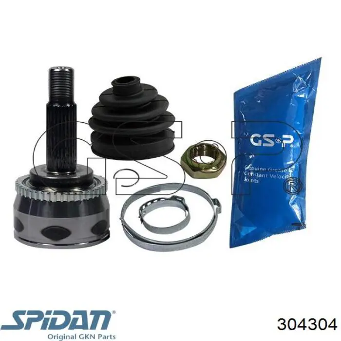 ШРУС наружный передний 304304 GKN-Spidan