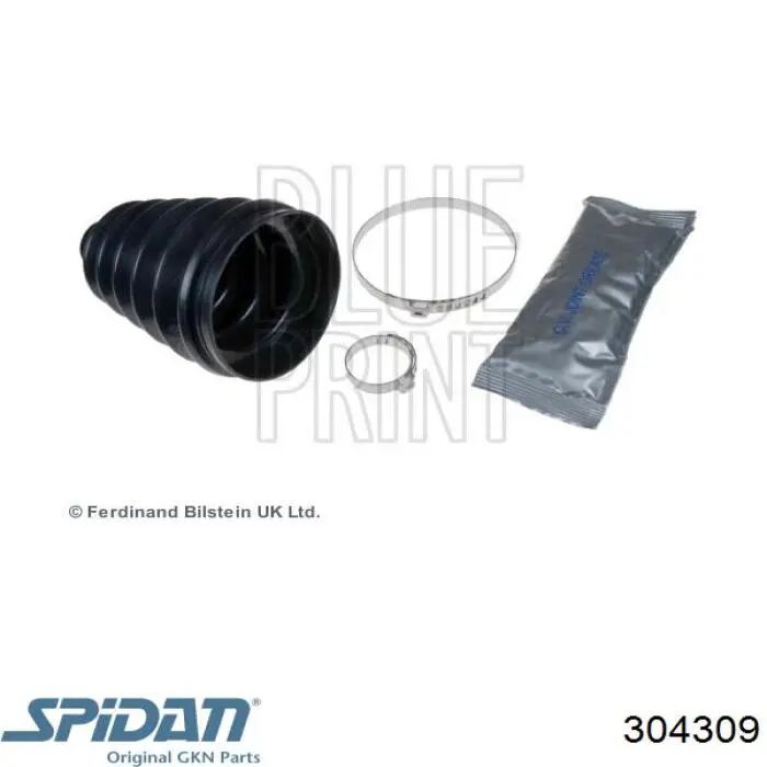 Пыльник ШРУСа наружный 304309 GKN-Spidan